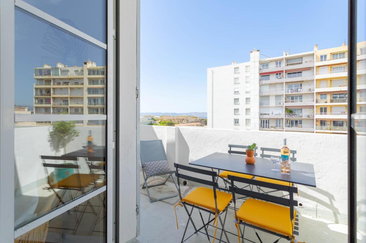 Maisonmars - Catalans Sur Mer - Appartement 1 Chambre - 4 Pers - Terrasse Vue Mer Clim มาร์กเซย ภายนอก รูปภาพ
