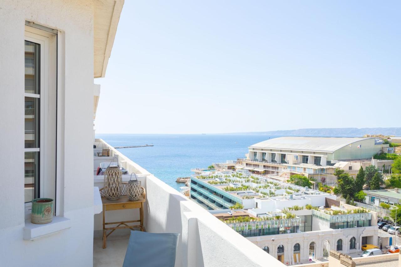 Maisonmars - Catalans Sur Mer - Appartement 1 Chambre - 4 Pers - Terrasse Vue Mer Clim มาร์กเซย ภายนอก รูปภาพ